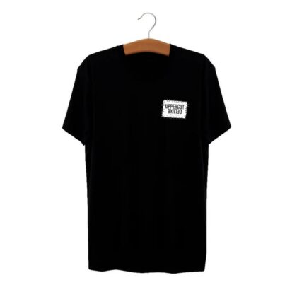 UPPERCUT DELUXE BLACK ステープルTシャツ
